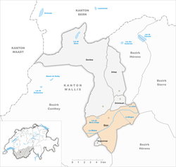Karte Gemeinde Sion 2017